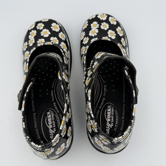 Easy Works Easy Street Daisy Floral Mary Jane Comfort Shoes 8.5W Cottagecore - Picture 7 of 9